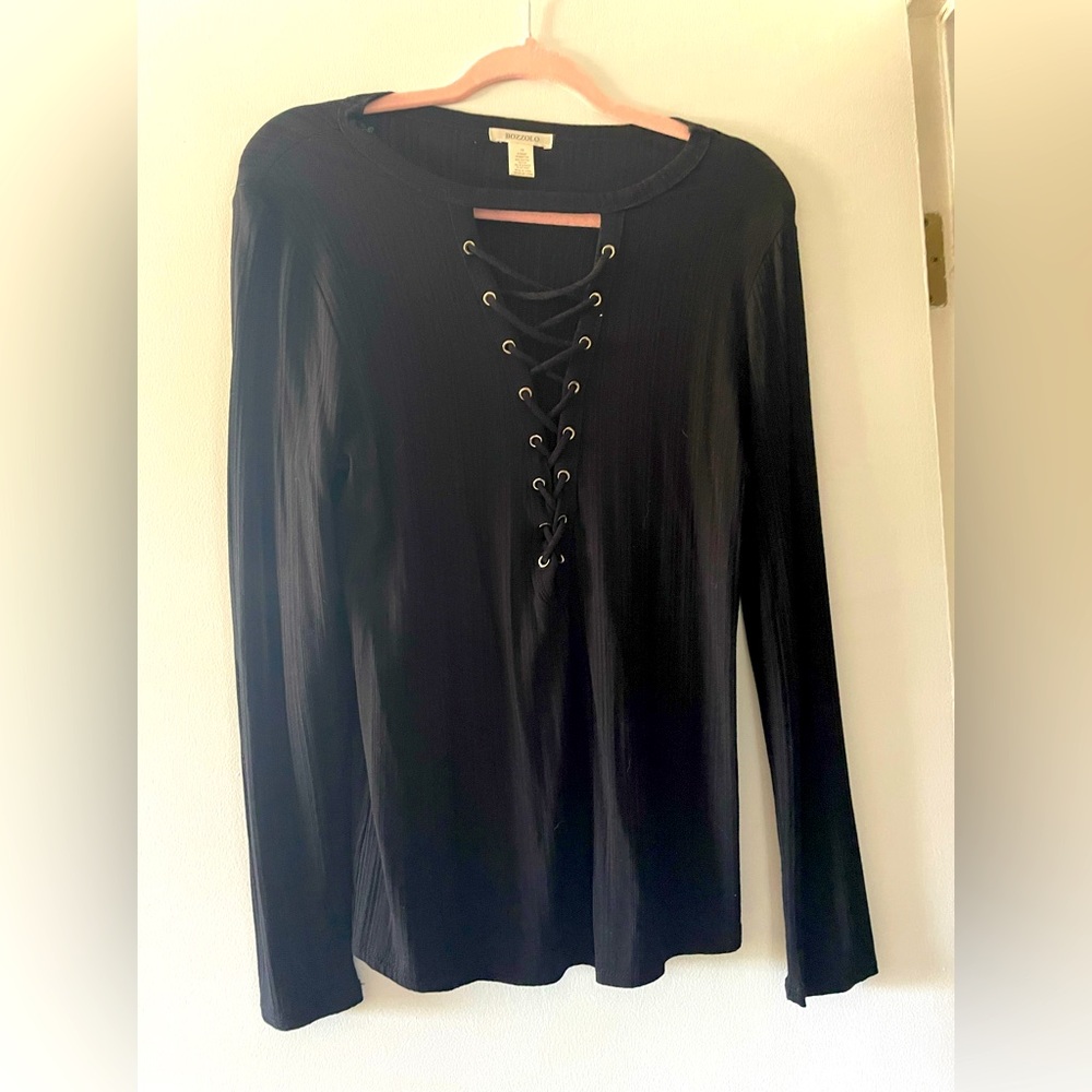 NWOT Bozzolo Ribbed shirt